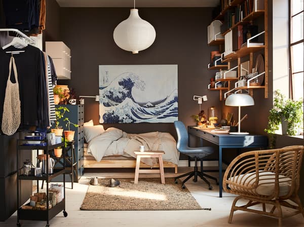 Home Office im Schlafzimmer einrichten