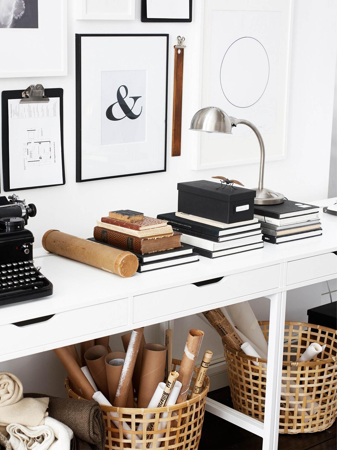Home office storage and display that’s inspired by professional achievements, like past projects and favourite tools.