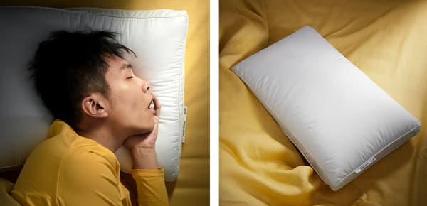 Homme qui dort la bouche ouverte sur le côté