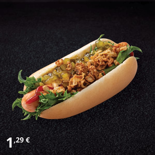 Hot dog lisanditega