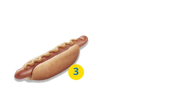 Hot dog, párek v rohlíku