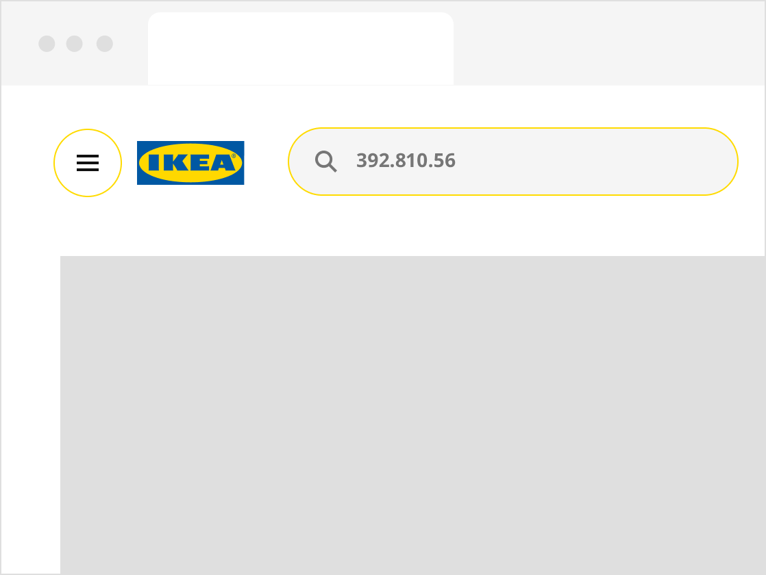 Product stock availability page IKEA