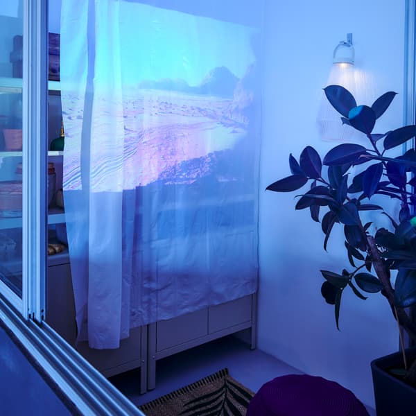 How to create a “home cinema” using a sheet or shower curtain