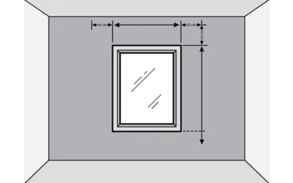 How to measure a window to install curtains