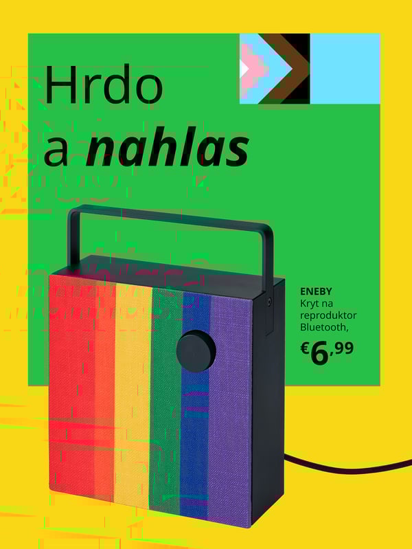 Hrdo a nahlas - ENEBY kryt na reproduktor na podporu IDAHOT.