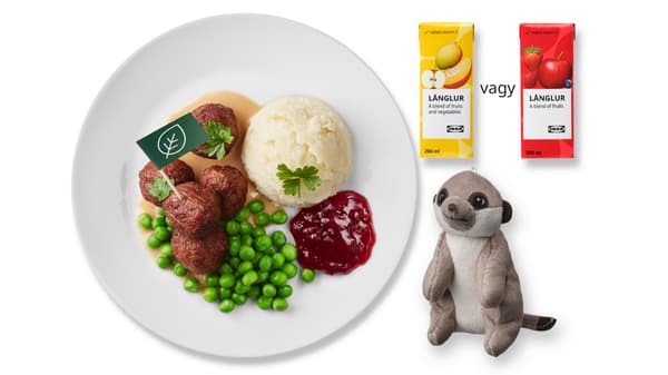 Húsmentes golyó 5 db, LANGUR gyümölcsös smoothie, puha játék