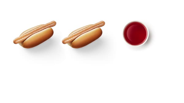 Húsmentes hot dog menü