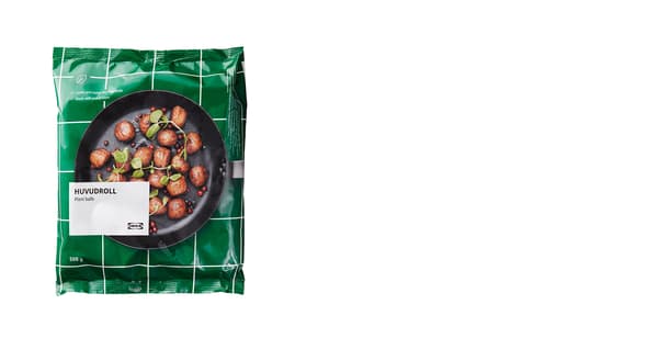 HUVUDROLL bezmasé kuličky, mražené, 500 g