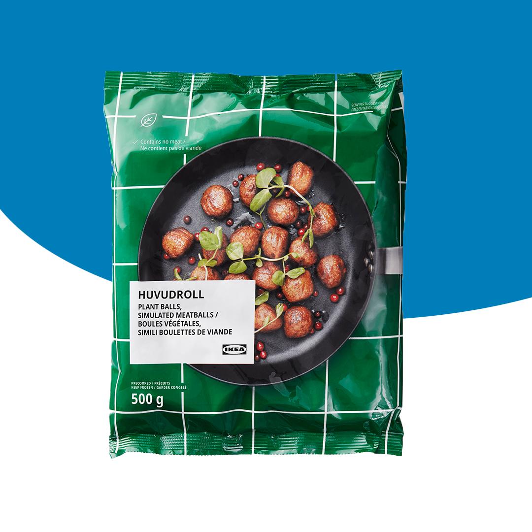 HUVUDROLL Plant balls, frozen, 500 g