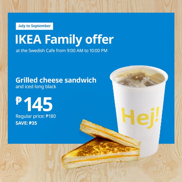 Iced long black + grilled cheese