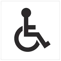 Icon for disable person.