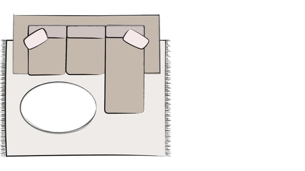 Icon for loveseat chaise