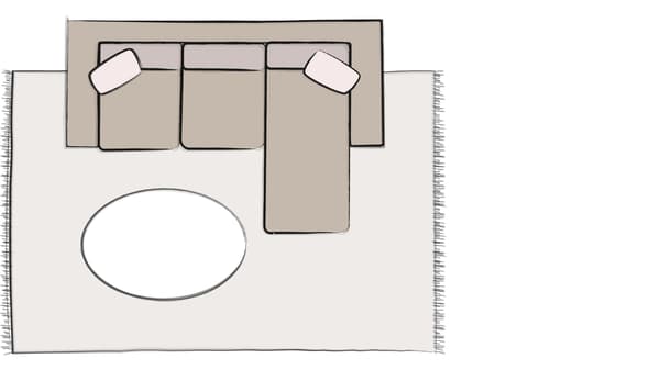 Icon for loveseat chaise