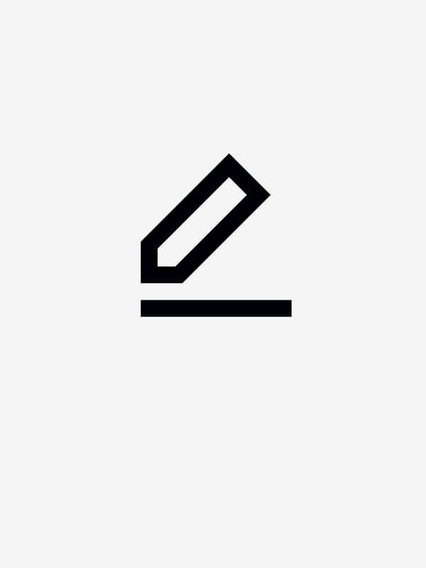 icon of pencil drawing a line