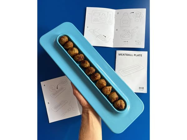 iconic IKEA meatball a new stage with first ever dedicated plate