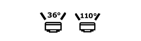 Icons for Beam angles