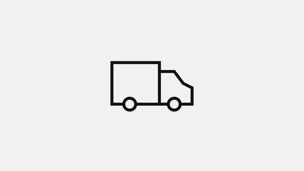 Icoon vioor vrachtwagenretour