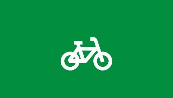 Icoontje van een fiets