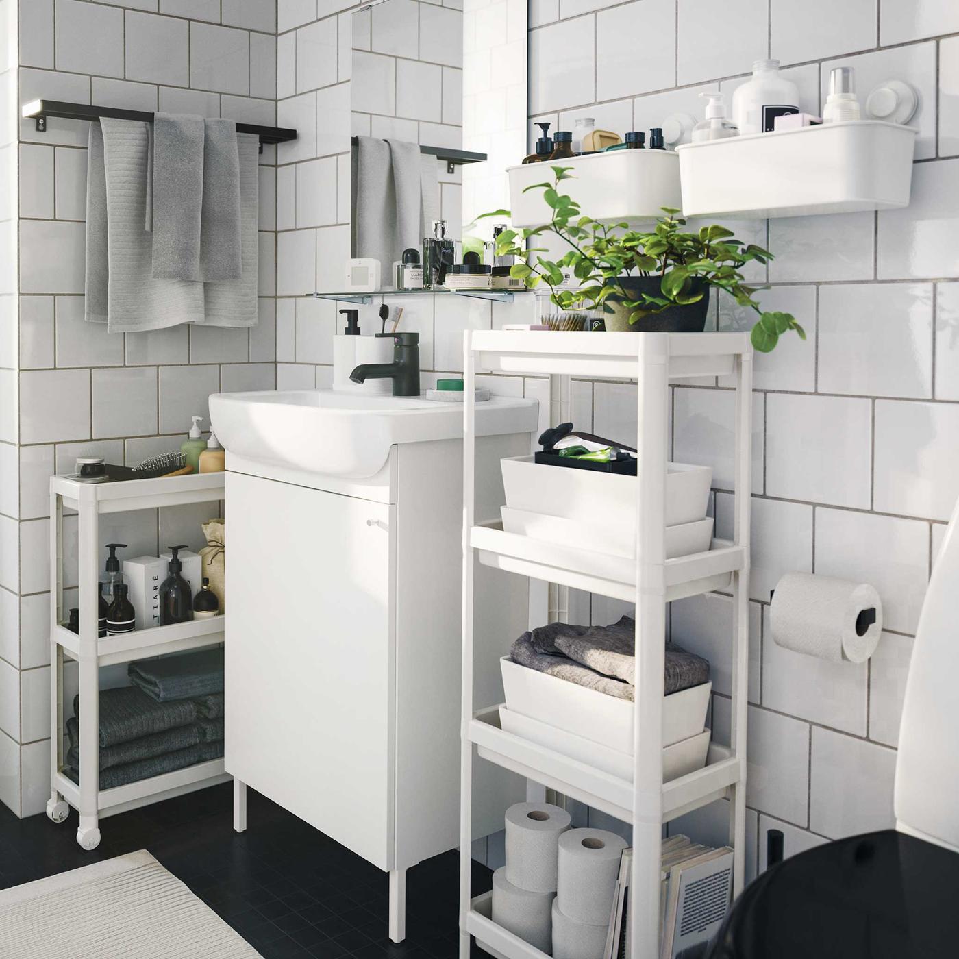 Ideas for a bathroom update for a smart restart.