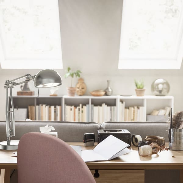 Ideas for how to set up a home office.