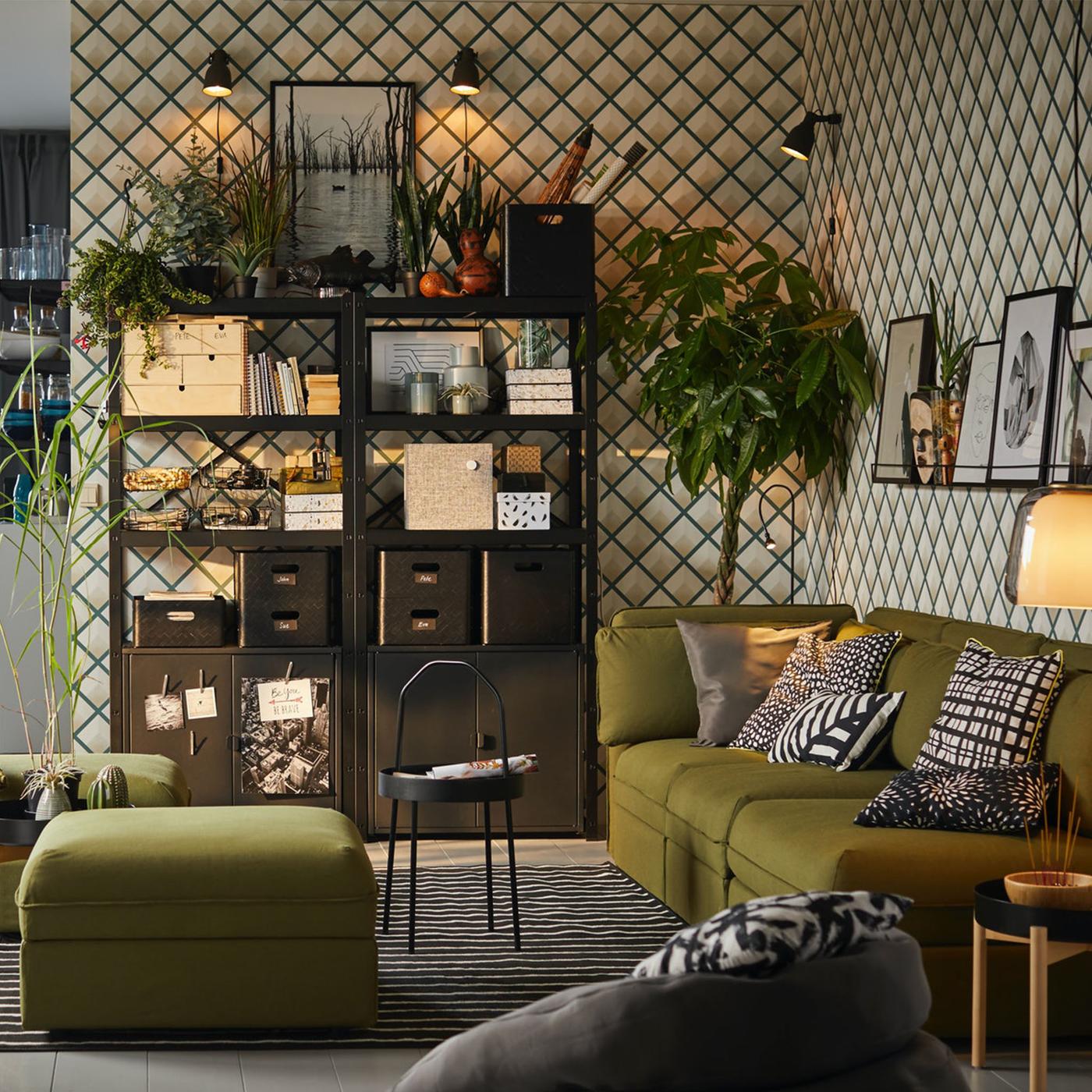 Ideas for storage in stylish disguise.