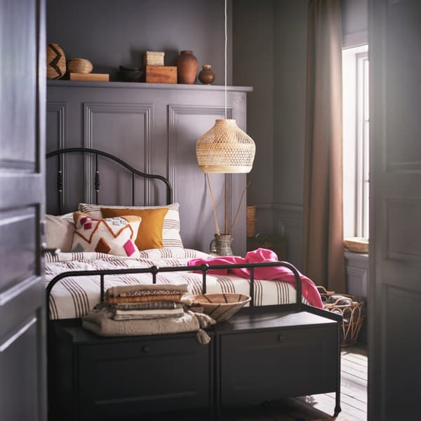 Ideas on how to find inspiration for a new bedroom styling.