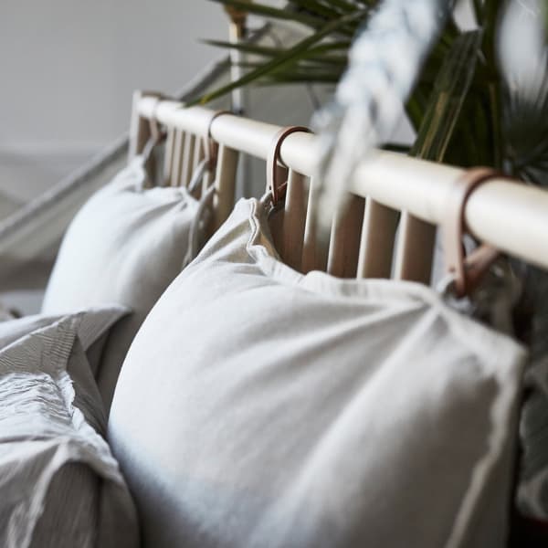 If you’re looking to create a bedroom that reflects your wanderlust, look no further than the IKEA BJÖRKSNÄS bed frame.