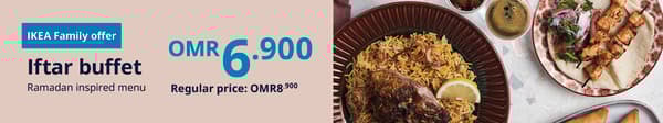 Iftar Buffet for IKEA Family members