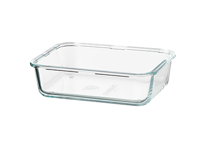 IKEA 365+保存容器, 長方形/ガラス, 1.0 l