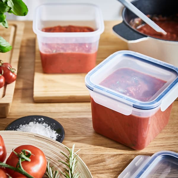 IKEA 365+ plastic food containers.