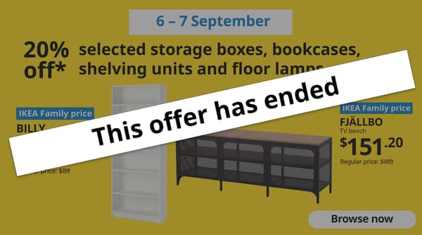  IKEA 9.9 product offers for IKEA Family Fest. 