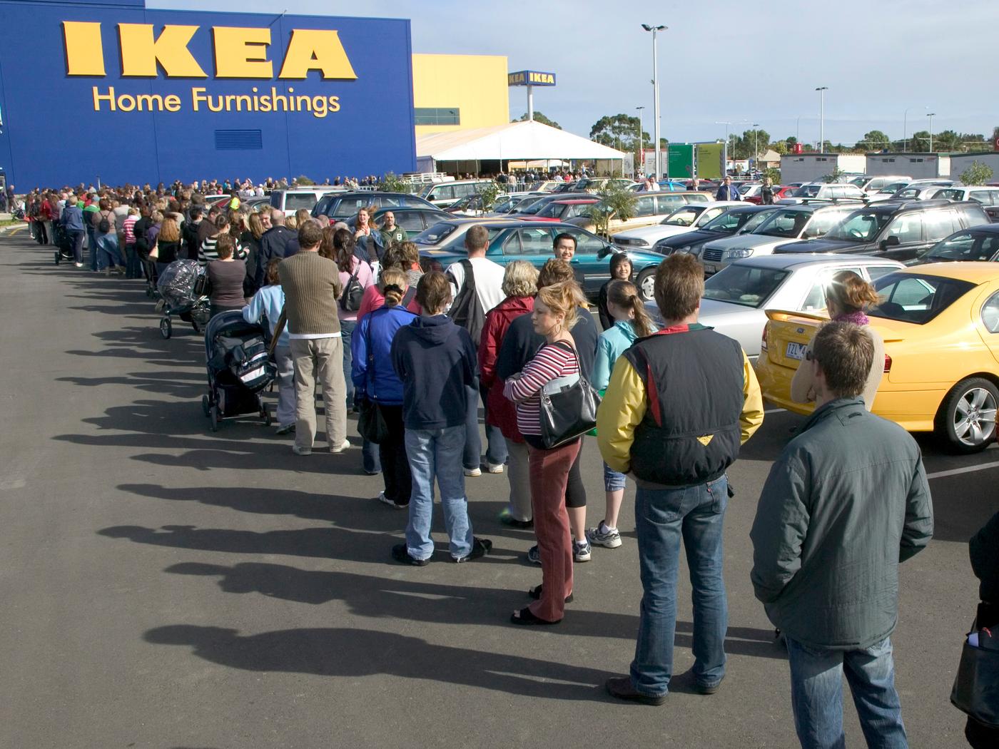 IKEA Adelaide opening queue