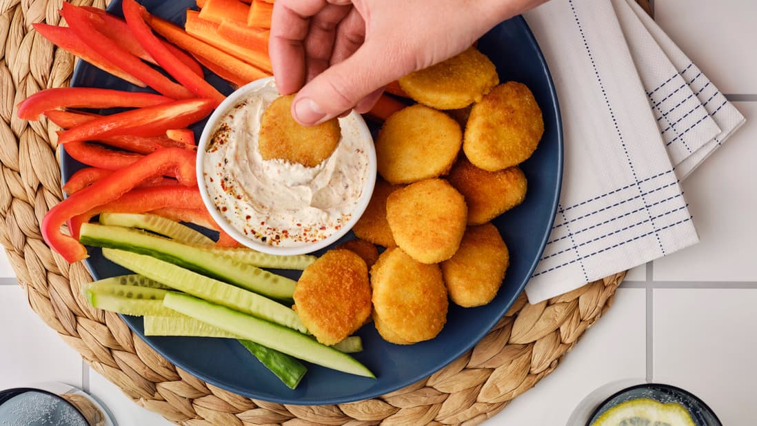 IKEA bringt vegetarische panierte Nuggets auf den Markt.