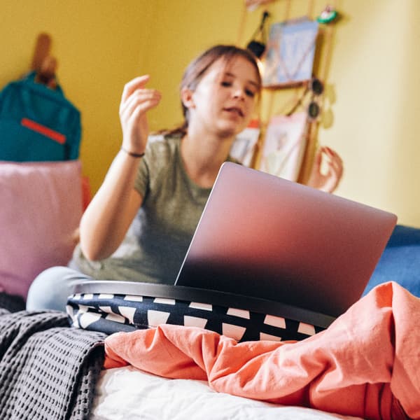 IKEA BYLLAN Suporte p/portátil preto/branco