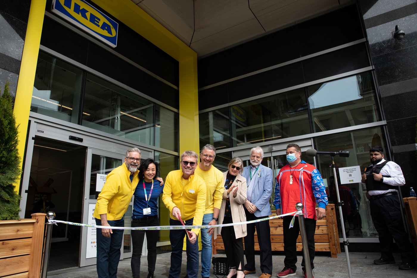 Toronto Downtown customers on opening day IKEA CA