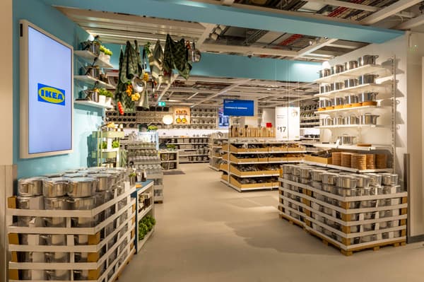 IKEA candle area 