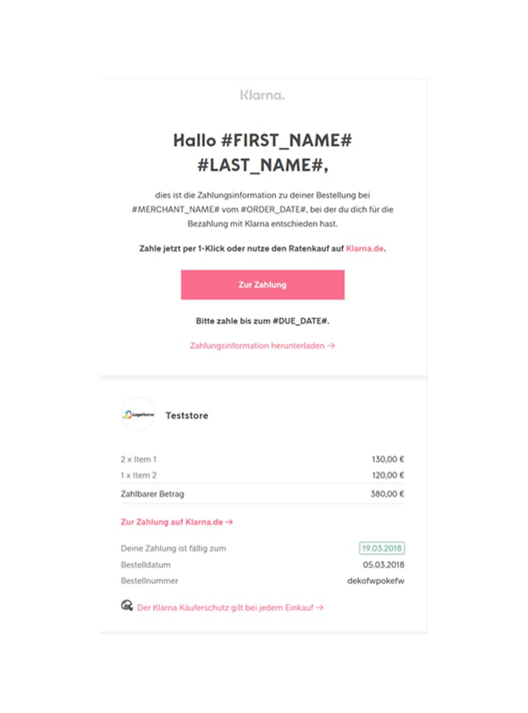 Praxistest Kauf auf Rechnung mit Klarna IKEA Deutschland