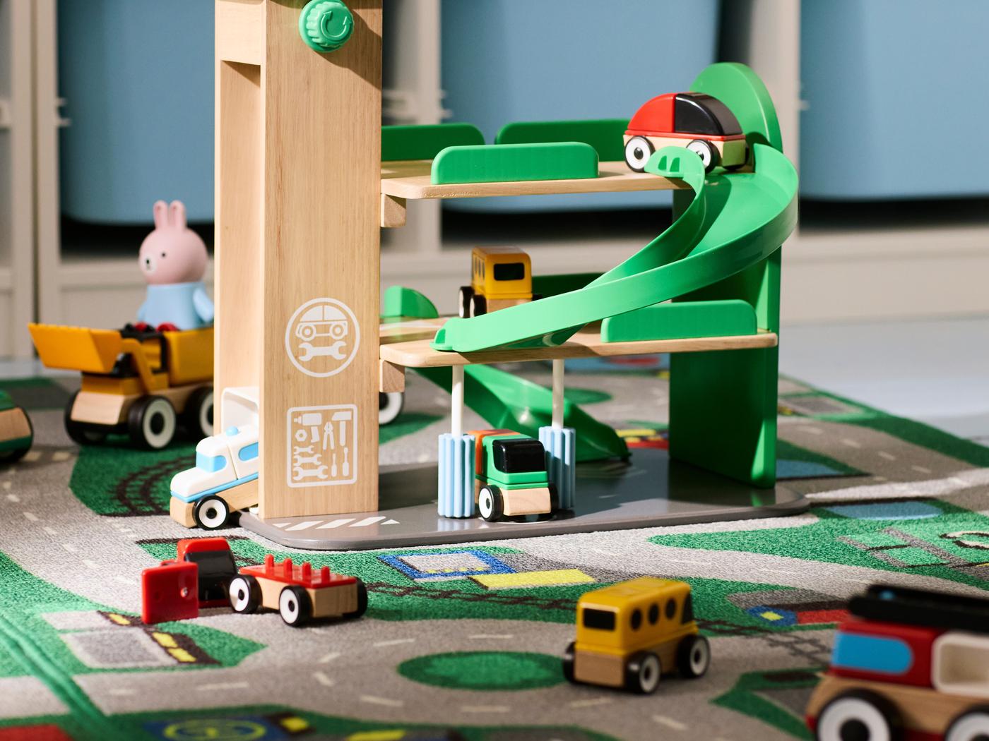 IKEA children's toy cars on track 