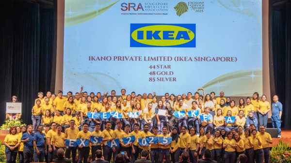 IKEA co-workers at the EXSA awards ceremony.