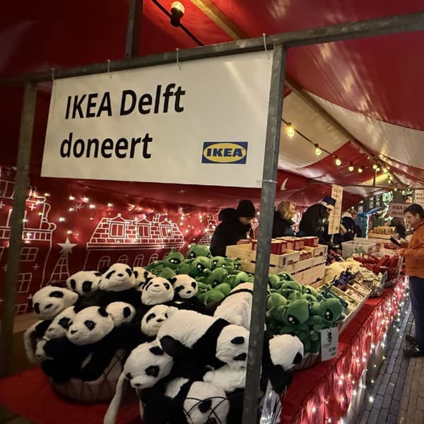 IKEA Delft market stand on Lichtjesavond