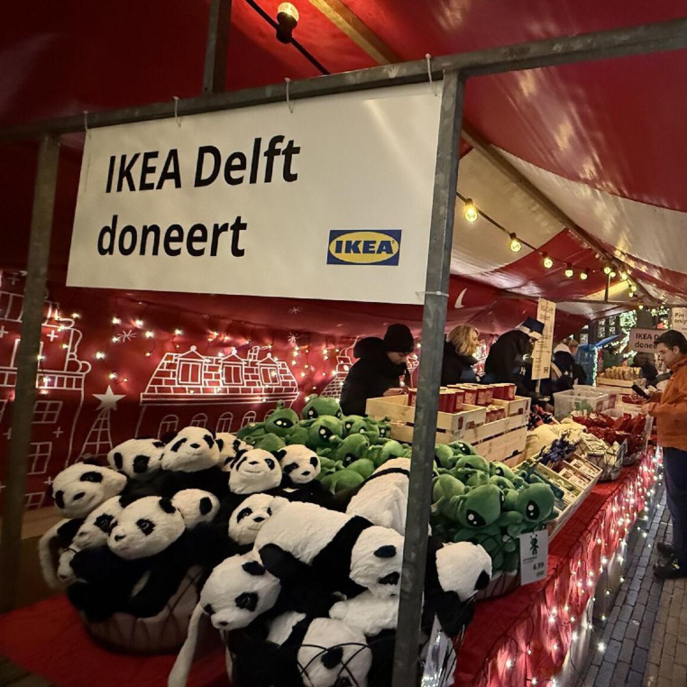 IKEA Delft marktstal op Lichtjesavond