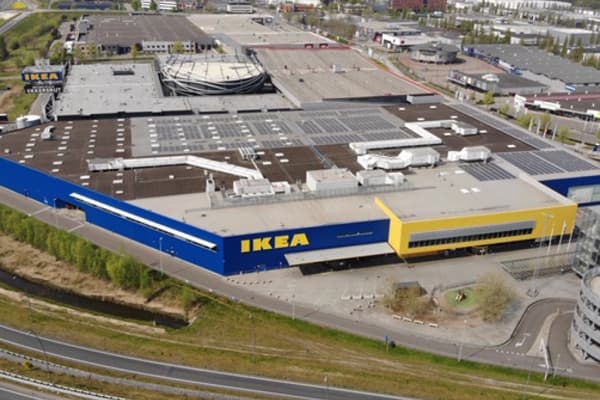 IKEA Eindhoven vanuit de lucht