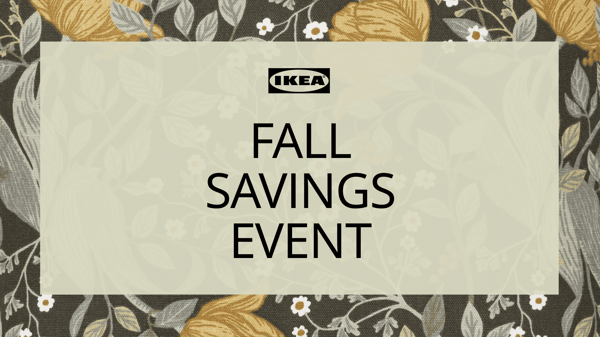 IKEA Fall Savings Event