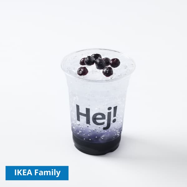 บลูเบอร์รีโซดา
ราคา IKEA Family 39 บาท
ราคาปกติ  49 บาท