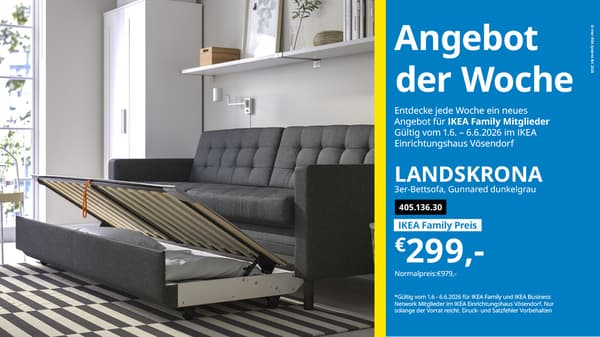 IKEA Family Angebot der Woche gültig bei IKEA Vösendorf