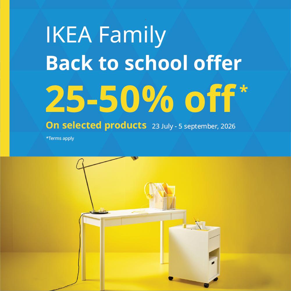 IKEA Family back to school offer