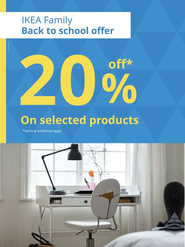IKEA Family back to school offer