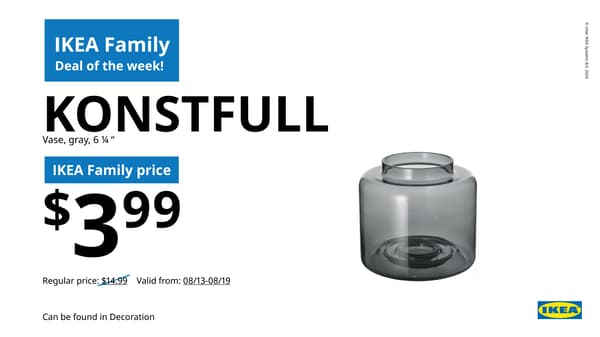 IKEA Family deal of the week