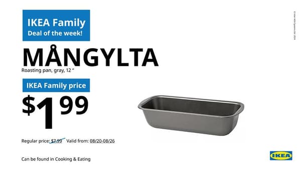 IKEA Family deal of the week