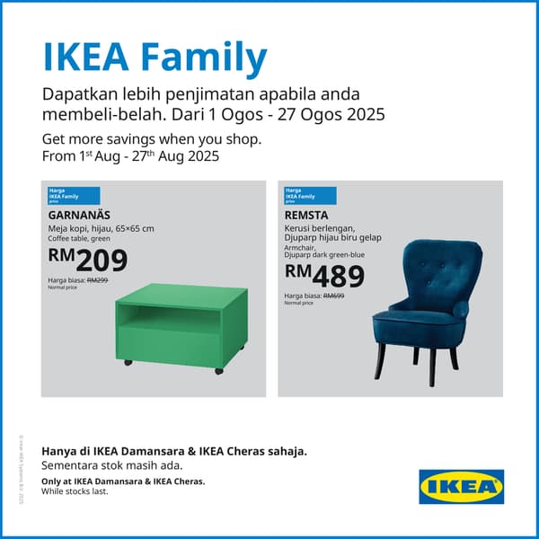 IKEA Family deals this August 2025 at IKEA Damansara